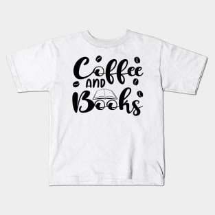 Coffee and Books Kids T-Shirt
